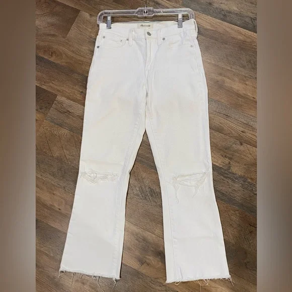 In great condition MADEWELL Cali Demi-Boot Cropped Jeans. Petite - Picture 4 of 4